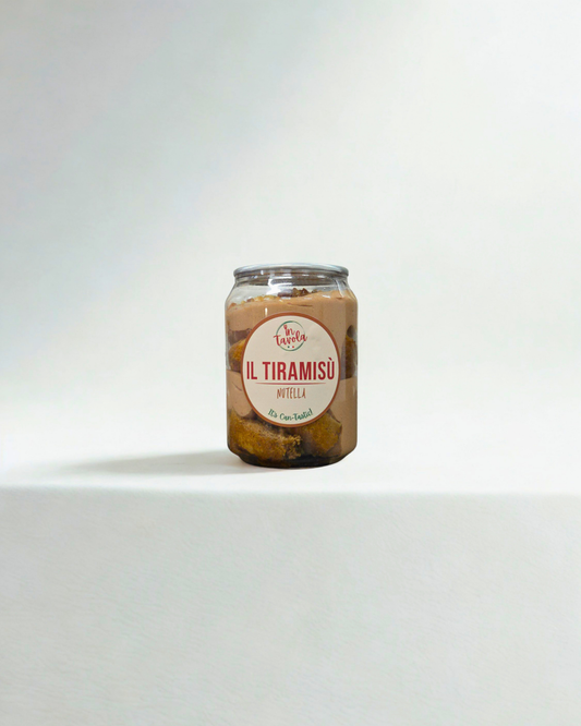 In Tavola nutella tiramisù 150g small can
